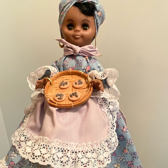 Gambian Doll. Like new, just set on a dresser to look pretty! - Picture 1 of 3